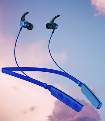 GPQ STORE Rokerz 235 Pro Wireless Bluetooth Neckband(B.0.353 Bluetooth(Blue, In the Ear)