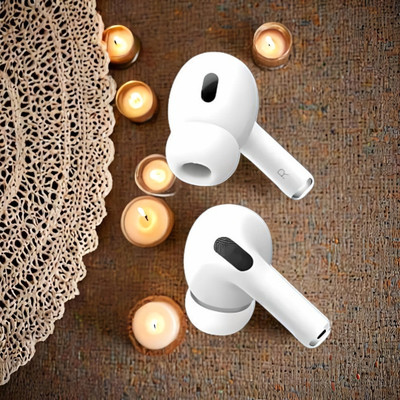 JQVA Earbuds Prime ANC Mic & Deep Bass Bluetooth(White, In the Ear)