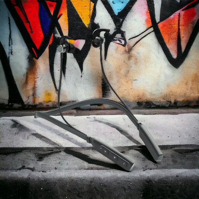 GPQ STORE Rokerz 235 Pro Wireless Bluetooth Neckband(0.1048 Bluetooth(Black, In the Ear)