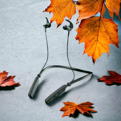 GPQ STORE Rokerz 235 Pro Wireless Bluetooth Neckband(0.2277 Bluetooth(Black, In the Ear)