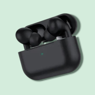 AIZINA Portable Wireless Earbuds with Magnetic Snap Case for Convenience_CD Bluetooth(Black, True Wireless)