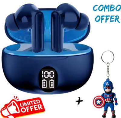 GWALBROS CM 161 PRO WITH DIGITAL DISPLAY , TOUCH SENSOR, TRUELY WIRELESS Bluetooth Headset(MULTICOLOUR, In the Ear)