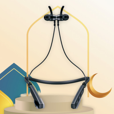 GPQ STORE Rokerz 235 Pro Wireless Bluetooth Neckband(0.1223 Bluetooth(Black, In the Ear)