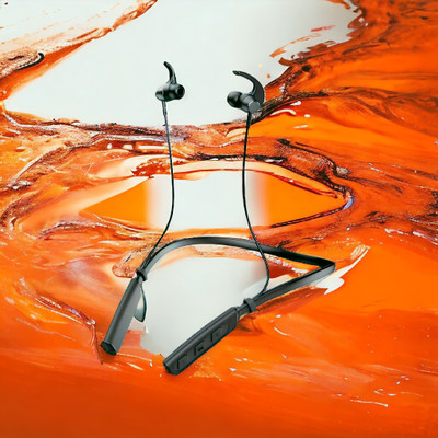 QPG STORE Rokerz 235 Pro Wireless Bluetooth Neckband(0.1666 Bluetooth(Black, In the Ear)