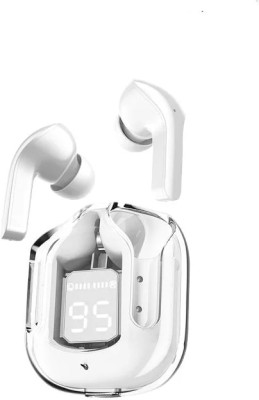 Jinisha T6 Earbuds Bluetooth upto 280 Hrs Playtime Bluetooth Headset Bluetooth Headset(White, In the Ear)