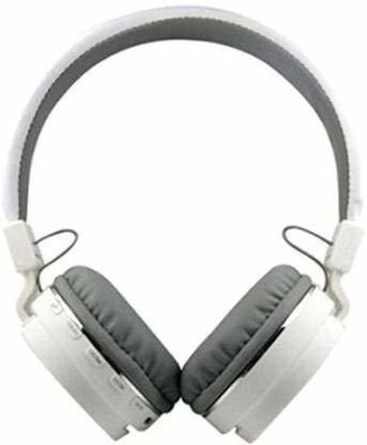 ZEPAD SH-12 Foldable On-Ear Wireless Stereo Bluetooth Headphones Wired(White, On the Ear)