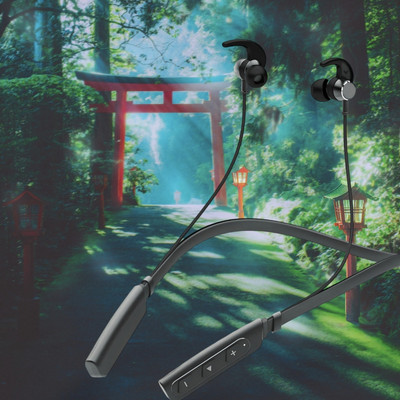 GPQ STORE Rokerz 235 Pro Wireless Bluetooth Neckband(0.1833 Bluetooth(Black, In the Ear)
