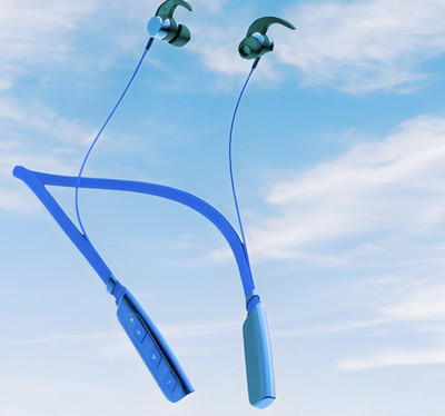 GPQ STORE Rokerz 235 Pro Wireless Bluetooth Neckband(0B.959 Bluetooth(Blue, In the Ear)