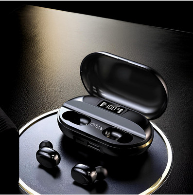 GUGGU T2 TWS Earbuds: 26hr Playback, Bluetooth 5.1, iOS/Android Compatible VIP66 Bluetooth(Black, In the Ear)