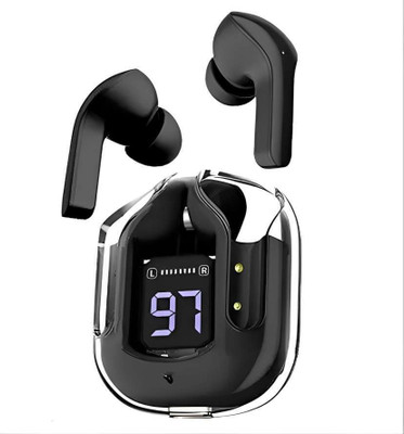 GWALBROS Ultrapods Calling Air buds Neckband TWS Earbuds with 30 hr playtime_1 Bluetooth Headset(BLACK, In the Ear)