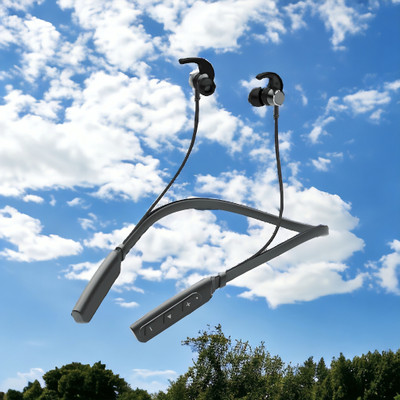 GPQ STORE Rokerz 235 Pro Wireless Bluetooth Neckband(0.1642 Bluetooth(Black, In the Ear)