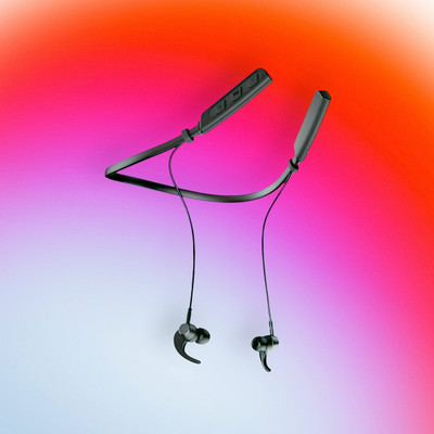 GPQ STORE Rokerz 235 Pro Wireless Bluetooth Neckband(0.3523 Bluetooth(Black, In the Ear)