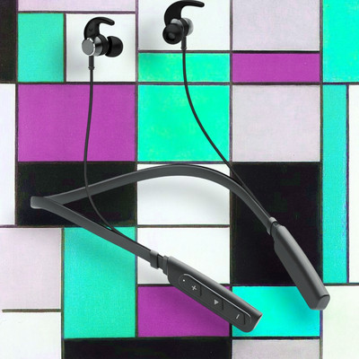 GPQ STORE Rokerz 235 Pro Wireless Bluetooth Neckband(0.1028 Bluetooth(Black, In the Ear)