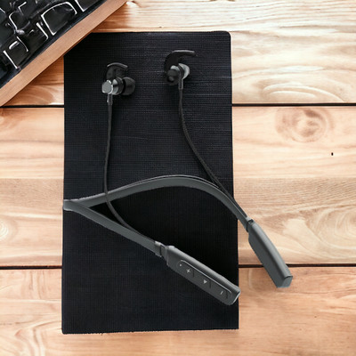 GPQ STORE Rokerz 235 Pro Wireless Bluetooth Neckband(0.975 Bluetooth(Black, In the Ear)
