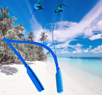 GPQ STORE Rokerz 235 Pro Wireless Bluetooth Neckband(0B.1022 Bluetooth(Blue, In the Ear)