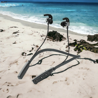 GPQ STORE Rokerz 235 Pro Wireless Bluetooth Neckband(0.1740 Bluetooth(Black, In the Ear)