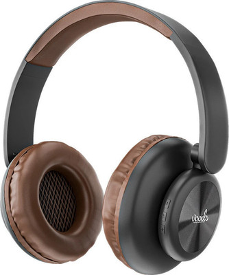 Voods V Heads - Pro With 120hrs Playback, IP65,40mm Drivers,118dB Sensitivity,HD Sound Bluetooth(Brown, Black, On the Ear)