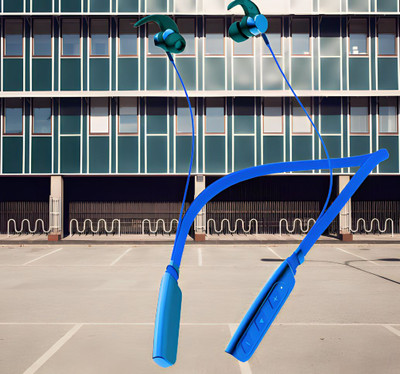 GPQ STORE Rokerz 235 Pro Wireless Bluetooth Neckband(0B.853 Bluetooth(Blue, In the Ear)