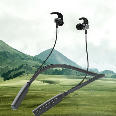 QPG STORE Rokerz 235 Pro Wireless Bluetooth Neckband(0.350 Bluetooth(Black, In the Ear)