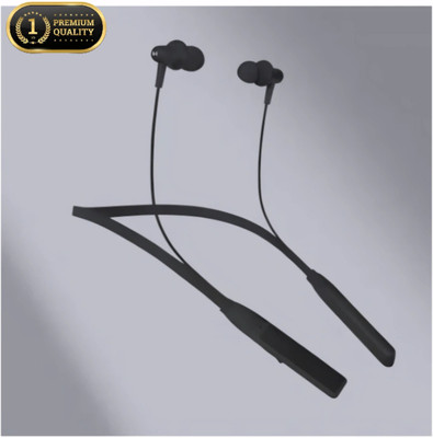 AIZINA Long Playtime Wireless Neckband with Deep Bass and Lightweight Design_FF Bluetooth & Wired(Multicolor, In the Ear)