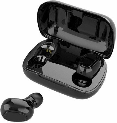 Viraan L21 Wireless Earphone Mini Bluetooth 5.0 Headphone Sport Bluetooth Gaming(Black, True Wireless)