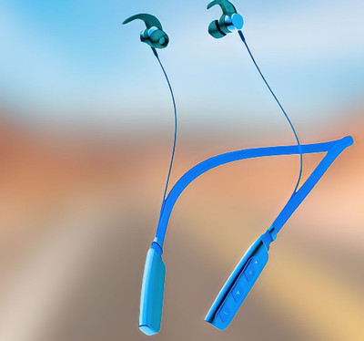 QPG STORE Rokerz 235 Pro Wireless Bluetooth Neckband(0B.238 Bluetooth(Blue, In the Ear)