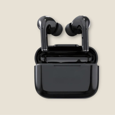 AIZINA Wireless Earbuds Featuring Premium Hi-Fi Sound_HR Bluetooth(Black, True Wireless)