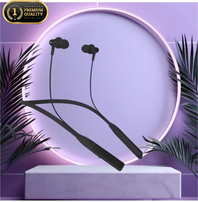 TWS High-Definition Audio Neckband: 30 Hours of Wireless Freedom_HE Bluetooth & Wired(Black, In the Ear)