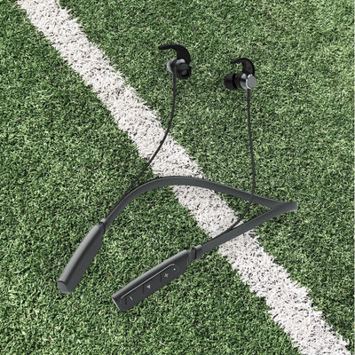 QPG STORE Rokerz 235 Pro Wireless Bluetooth Neckband(0.352 Bluetooth(Black, In the Ear)