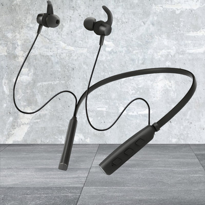 GPQ STORE Rokerz 235 Pro Wireless Bluetooth Neckband(0.4178 Bluetooth(Black, In the Ear)