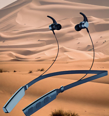GPQ STORE Rokerz 235 Pro Wireless Bluetooth Neckband(0.157 Bluetooth(Black, In the Ear)