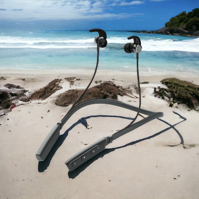 GPQ STORE Rokerz 235 Pro Wireless Bluetooth Neckband(0.1741 Bluetooth(Black, In the Ear)