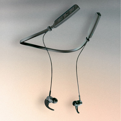 QPG STORE Rokerz 235 Pro Wireless Bluetooth Neckband(0.2479 Bluetooth(Black, In the Ear)