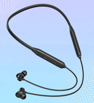 MR.NOBODY 40Hrs Playtime,Hd Mic,Fast Charging,Waterproof Bluetooth headphones Neckband N38 Bluetooth(Black, In the Ear)