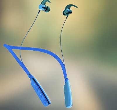 QPG STORE Rokerz 235 Pro Wireless Bluetooth Neckband(0B.365 Bluetooth Headset(Blue, In the Ear)