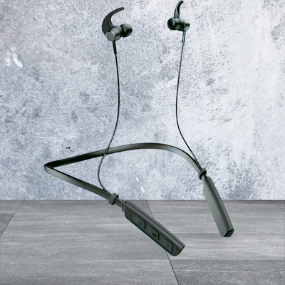 GPQ STORE Rokerz 235 Pro Wireless Bluetooth Neckband(0.3679 Bluetooth(Black, In the Ear)