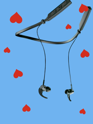 GPQ STORE Rokerz 235 Pro Wireless Bluetooth Neckband(0.3273 Bluetooth(Black, In the Ear)
