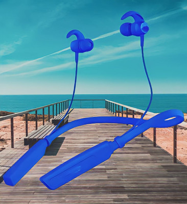 GPQ STORE Rokerz 235 Pro Wireless Bluetooth Neckband(0B.637 Bluetooth(Blue, In the Ear)