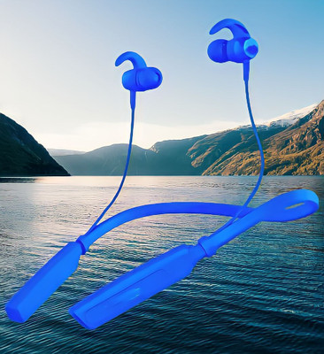QPG STORE Rokerz 235 Pro Wireless Bluetooth Neckband(0B.607 Bluetooth(Blue, In the Ear)