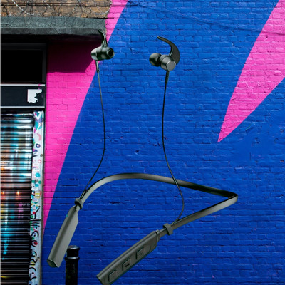 QPG STORE Rokerz 235 Pro Wireless Bluetooth Neckband(0.1612 Bluetooth(Black, In the Ear)