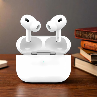 JQVA Earbuds Elite Touch Sensor Mic Noise Cancelling Earbuds Bluetooth(White, True Wireless)