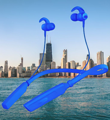 GPQ STORE Rokerz 235 Pro Wireless Bluetooth Neckband(0B.688 Bluetooth(Blue, In the Ear)