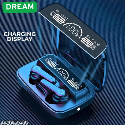 FARISHTAY LED Charging Case Earbuds with Bluetooth 5.3, ANC & Touch Support Bluetooth Gaming(Black, In the Ear)