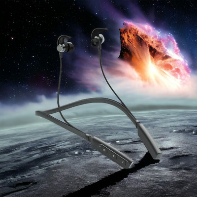 QPG STORE Rokerz 235 Pro Wireless Bluetooth Neckband(0.863 Bluetooth(Black, In the Ear)