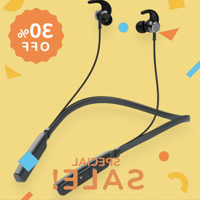 GPQ STORE Rokerz 235 Pro Wireless Bluetooth Neckband(0.1576 Bluetooth(Black, In the Ear)