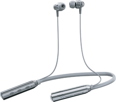 FoxProx FPX Flame Bass Blazing Sound Wireless Neckband | 48 Hours Bluetooth(Grey, In the Ear)