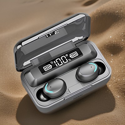 FRONY Q31_F9 48-Hour Playback TWS: HD Sound, Touch Controls, Water Resistant Bluetooth Headset(Black, In the Ear)
