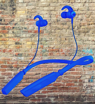 QPG STORE Rokerz 235 Pro Wireless Bluetooth Neckband(0B.564 Bluetooth(Blue, In the Ear)