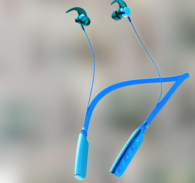 QPG STORE Rokerz 235 Pro Wireless Bluetooth Neckband(0B.86 Bluetooth(Blue, In the Ear)