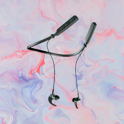 GPQ STORE Rokerz 235 Pro Wireless Bluetooth Neckband(0.3117 Bluetooth(Black, In the Ear)